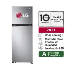 LG - REFRIGERADORA GT24BPP 241 L PLATEADA
