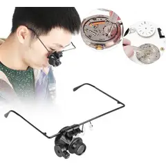 GENERICO - Lupa Gafa De Aumento 20x Gafa para Reparaciones