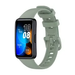 GENERICO - Correa Compatible con Huawei Band 8 Verde Gris