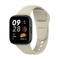 GENERICO - Correa Compatible con Redmi Watch 3 Crema
