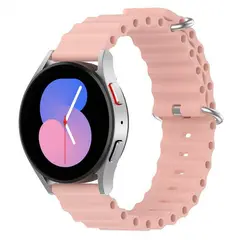 GENERICO - Correa Silicona Ocean Samsung Watch 5 PRO 45MM - ROSA