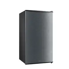 AGHASO - FRIGOBAR REFR-AGH08 90L T SILVER CON NEGRO