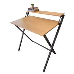 GENERICO - Escritorio Plegable para Laptops 80cm color Haya