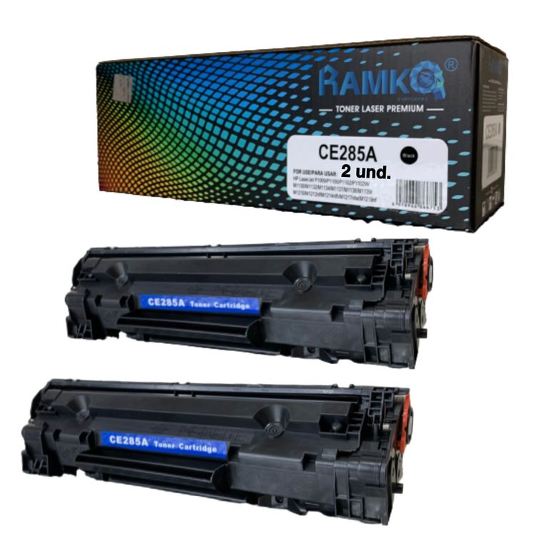 Toner compatible 85a ce285a pack x 2 und