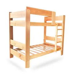 GENERICO - Camarote 1 Plaza 1/2 Ambos Pisos Madera Pino Grueso