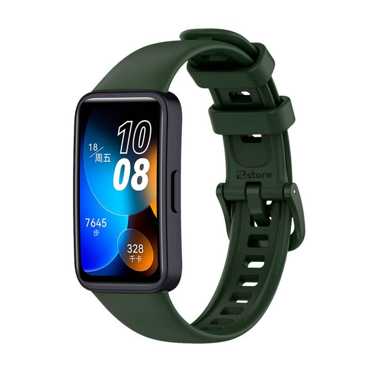 Correa Compatible con Huawei Band 8 Verde Militar