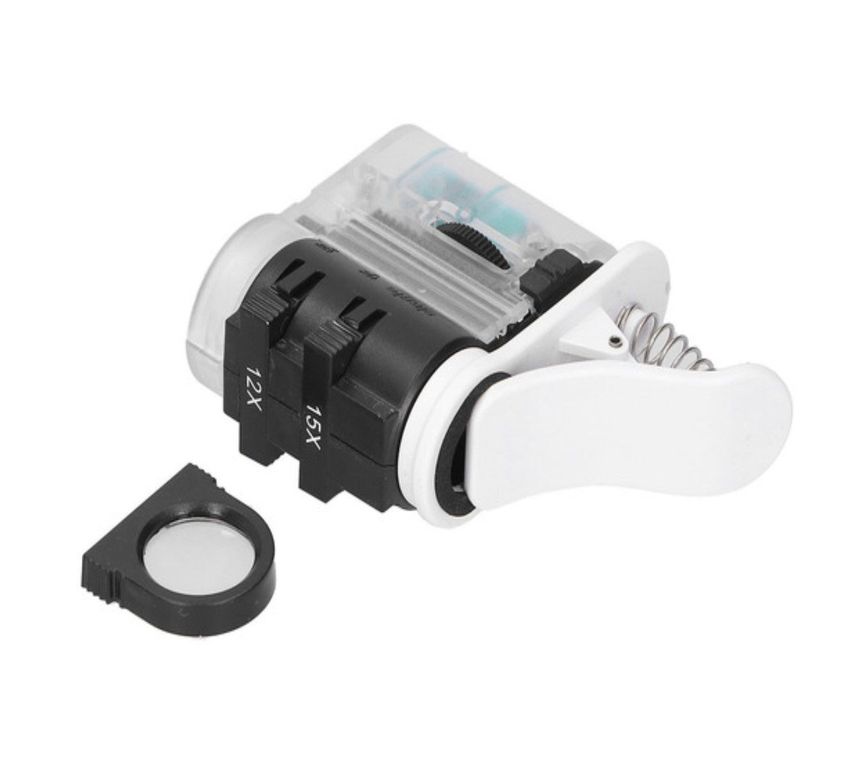 Lupa Para Celular 27x Microscopio Con Luz