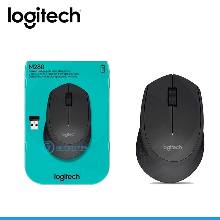 Mouse M280 Inalambrico Black