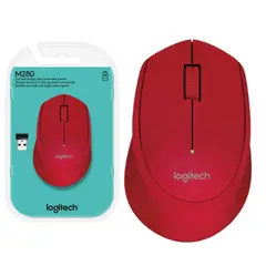 LOGITECH - Mouse M280 Wireless rojo