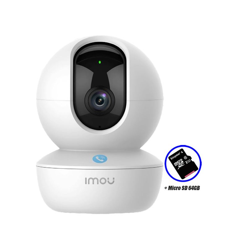 Cámara Wi-Fi RANGER RC Gira 360º 3MP Video llamada + Micro SD 64GB