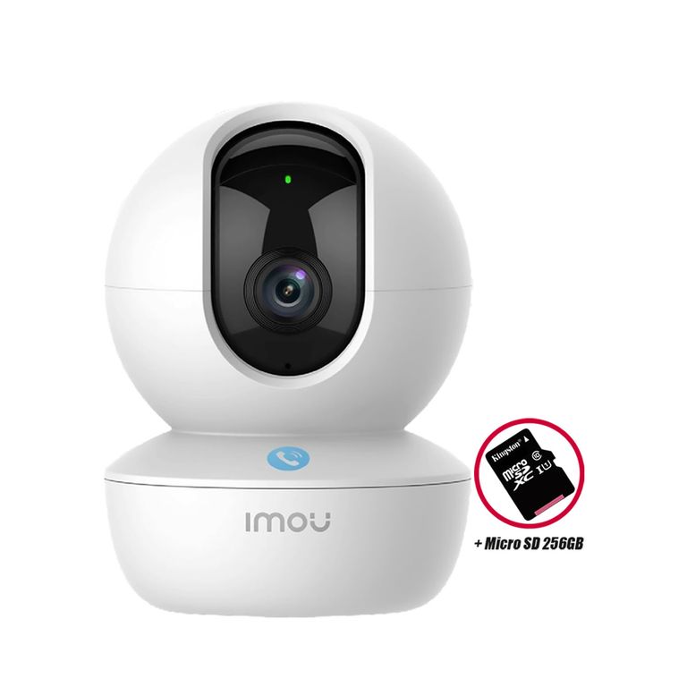 Cámara Wi-Fi RANGER RC Gira 360º 3MP Video llamada + Micro SD 256GB