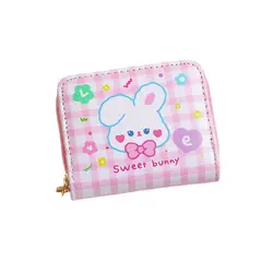 GENERICO - Billetera Kawaii de multi bolsillo cuero sintético