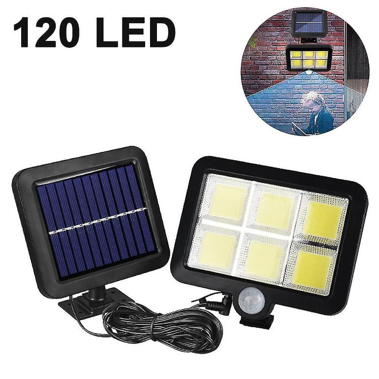 Reflector Lámpara LED Solar Recargable Plegable con Cable