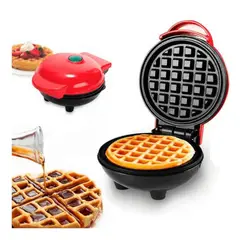 OEM - Mini Wafflera Antiadherente Waffles en Forma Circular
