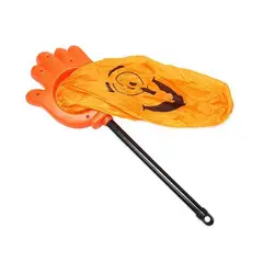 KAST PE - Mano Recolectora Calabaza Naranja de Dulces Halloween + Vela