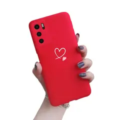 GENERICO - Funda Protector Case OPPO A16 - CORAZON ROJO