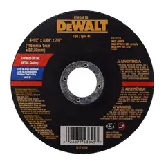 DEWALT - Disco De Corte 4 1/2 X 7/8 X 3/64 Dw44618