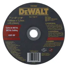 DEWALT - Disco de Corte 7 180 mm para Metal DW44560