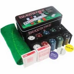 GENERICO - Set de Póker Chips de 200 Fichas