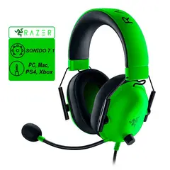 RAZER - Audífono BLACKSHARK V2 X Audio 7.1 Verde