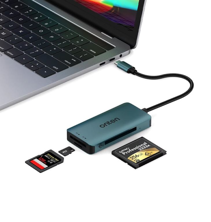 Lector Tarjetas Cfast 2.0 Dual Usb 3.0 Usb C Otg Android