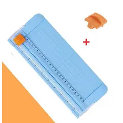 GENERICO - Mini Guillotina Cortador de Papel Portátil Con Repuesto