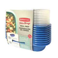 RUBBERMAID - 10 Recipientes con 946ml 2141748