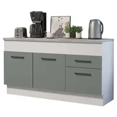 MADESA - Mueble de Cocina Agata 150 cm - Mostrador para Lavadero con Encimera