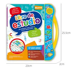 GENERICO - Libro didactico con sonidos en ingles y español