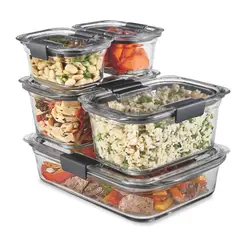 RUBBERMAID - 5 Recipientes para Alimentos 2125081