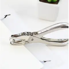 GENERICO - Perforador De 6mm 1 Hueco Manual Para Papel, Tarjetas