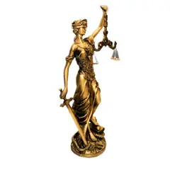 GENERICO - Escultura de Dama de la Justicia Poliresina