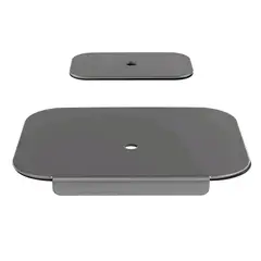 GENERICO - MONTECH - Placa de Refuerzo para Rack de Monitor Mesa Frágil Gris