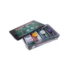 GENERICO - Set de Poker 300 Fichas en Caja de Metal