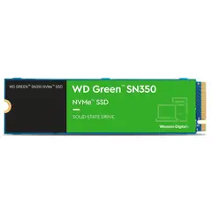 WESTERN DIGITAL - Disco SSD SN350 500GB Green NVME M2 2280 WDS500G2G0C