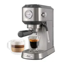 OSTER - Cafetera compacta de espresso Y cappuccino BVSTEM7200