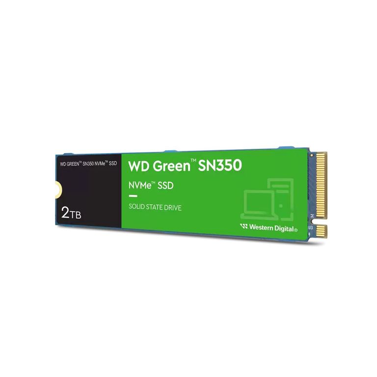 Disco Solido SSD WD SN350 Green 2TB NVMe M2 2280 PCIe Gen3 WDS200T3G0C