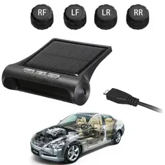 GENERICO - Sistema de Monitoreo de Neumáticos TPMS para Automóvil Solar