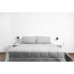 COBITEX HOME - Plumón gris hipoalergénico King cobitex 100 algodón