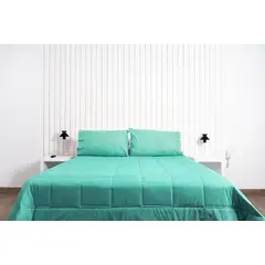 COBITEX HOME - Plumón turquesa hipoalergénico King cobitex 100 algodón.