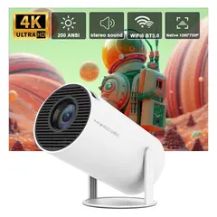 OEM - Mini Proyector Multimedia Portátil HY300 WiFi HDMI 4K Full HD 720P