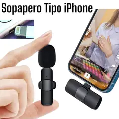 GENERICO - Micrófono Inalámbrico Solapero Compatible con iPHONE para Celular
