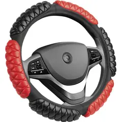 GENERICO - Cubre Volante de Auto Acolchado Ergonomico Rojo