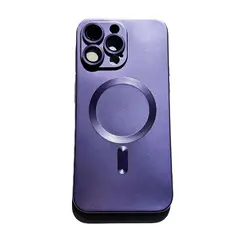 GENERICO - Case Magsafe para iPhone 13 Pro Max Morado