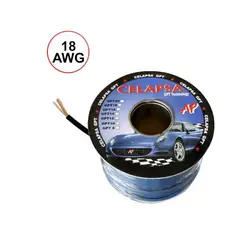 GENERICO - Cable Automotriz N°18AWG Negro GPT-18NG CELAPSA x Rollo