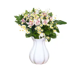 GENERICO - Home Decorativos Jarrón Florero De Cerámica 16 x 11.5cm