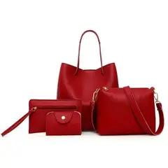 GENERICO - Makeway - Set de 4 Piezas Carteras, Monedero, Bolso, Tarjetero