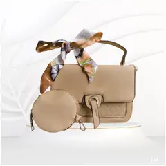 GENERICO - Cartera bolso con monedero cuero PU mujer