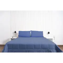 COBITEX HOME - Plumón azul acero hipoalergénico 2 plz cobitex 100 algodón