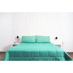 COBITEX HOME - Plumón turquesa hipoalergénico 1.5 plz cobitex 100% algodón